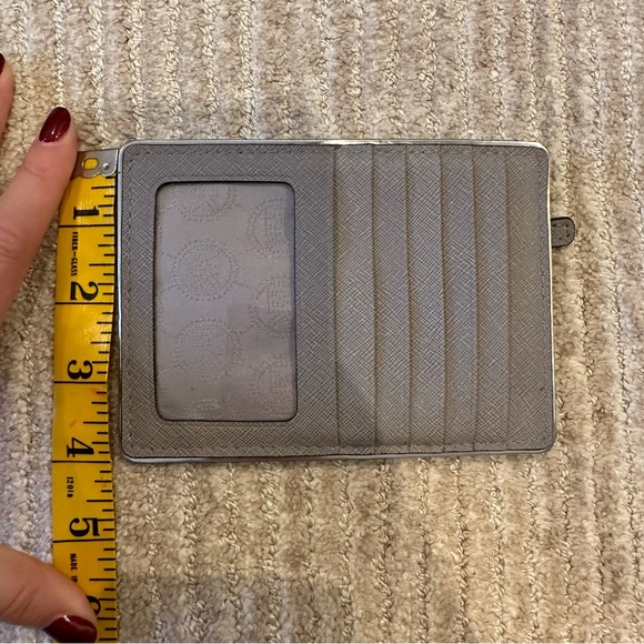 Michael Kors Slot Two-Sided Gray Wallet - Picture 2 of 5
